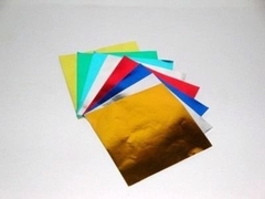 Papel Glase sobre 10 x 10 metalizado