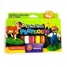 Plastilina Playcolor x 10
