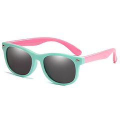 Óculos de Sol Infantil Flexível Silicone Lente Proteção UV/3