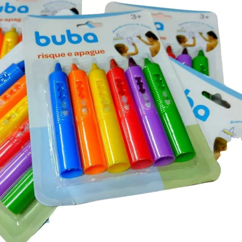 Risca e Apaga Brinquedo para Banho Boneca Tatuagem