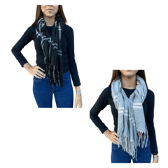 Cachecol Echarpe Manta Masculino Feminino Lenço Longo 2 Un/11