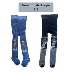 Kit 2 Meia Calça de Lã Infantil Menino 2ª Pele Promoção/1