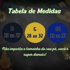 Meia 3/4 Infantil Junina Caipira Colorida Chic/3