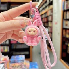 Chaveiro La bubu para Chave Celular Mochila Cordão Pingente/2
