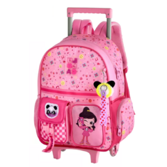 Mochila Infantil Luluca Escolar com Rodinhas e Alça Menina/3