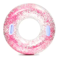 Boia Glitter Redonda Inflavel Grande Adulto 85cm/2