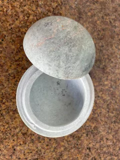 Saleiro ou Porta Tempero em Pedra Sabão Cozinha Gourmet/2