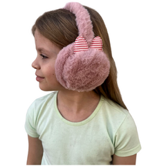 Protetor Aquecedor de Orelha Infantil Pelúcia Macia Menina/2