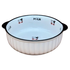 Travessa Retangular Bowl com Alças Refratário de Cerâmica/5