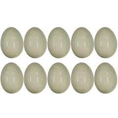 Ovo de Galinha de Cerâmica Tamanho Real 20 Unidades na internet