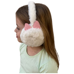 Protetor Aquecedor de Orelha Infantil Pelúcia Macia Menina/18