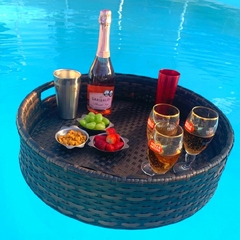 Bandeja Flutuante Redonda com alça para piscina Clube de Mães/9