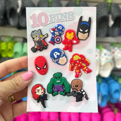 Pingente para Crocs Promoção Cartela 10 Bottons Jibbtz/3