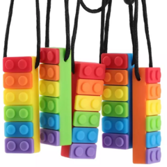 Colar Mordedor Silicone Sensorial Autismo TDAH Infantil/3