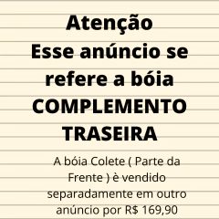 Boia Auxiliar Traseira para Boia Colete - Parte de Trás para Bebê - Clube de Mães