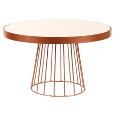 Boleira Aramada de Ferro Prato Alto com Espelho 30 cm/7