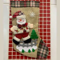 Bota Meia Enfeite Pendurar Árvore De Natal Chaminé Apartamento/6