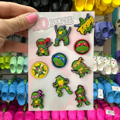 Pingente para Crocs Promoção Cartela 10 Bottons Jibbtz/2