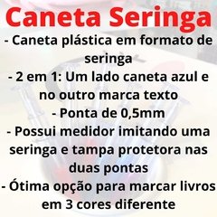Caneta e Marca Texto Divertidas p/ Presente 3 unidades/8