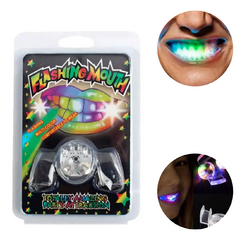 Dentadura com LED que Pisca Fantasia Infantil Halloween/1
