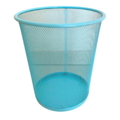Lixeira de Metal Cesto de Lixo para Escritório Colorida 10L/3