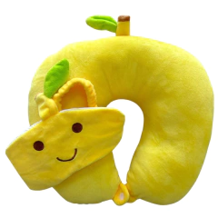 Almofada Travesseiro de Pescoço Infantil com Tapa Olho/18