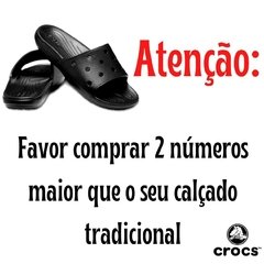 Crocs Chinelo Esportivo Crocband Slide Preto 39-43/7