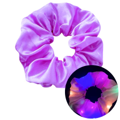 Scrunch Lacinho de Cabelo com Led que Brilha e Pisca 3 Und/9