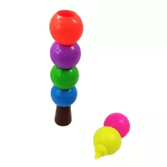 Marca Texto Colorido Grifa Texto Bola Futebol KIT com 5 Cores/1