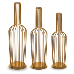 Porta Rolhas Trio de Vaso Aramado Decoração/5