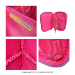 Kit Mochila com Rodinhas Luluca Estojo Box Lancheira Térmica/20