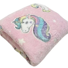 Cobertor Manta Infantil que Brilha no Escuro Menino e Menina/9