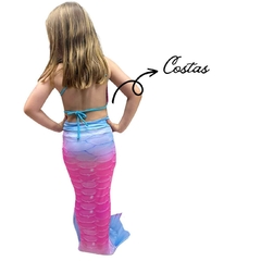 Fantasia de Sereia Infantil Completa com Monofim Frete Grátis /7