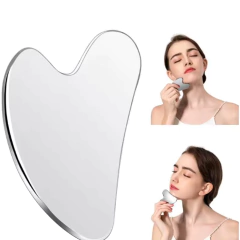 Guasha Placa De Massagem Ferramenta De Raspagem De Aço Inox/1