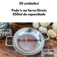 Frigideira Pergaminho Panelinha Aluminio Média N 18 50 Und - loja online