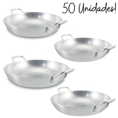 Mini Frigideira Pergaminho Panelinha Aluminio Pequena 50 Unid