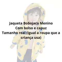 Jaqueta Casaco Térmico Bobojaco de Gominho com Bolso Capuz/7