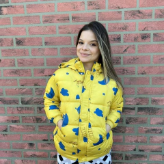 Jaqueta Casaco Térmico Bobojaco de Gominho com Bolso Capuz/4