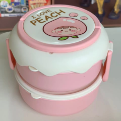 Kit 20 Marmitas Escolar Dupla com Talher Infantil - loja online