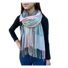 Lenço Cachecol Echarpe Longo Xadrez Inverno Feminino/20