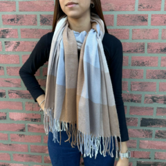 Lenço Cachecol Echarpe Longo Xadrez Inverno Feminino/21