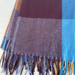 Lenço Cachecol Echarpe Longo Xadrez Inverno Feminino/17
