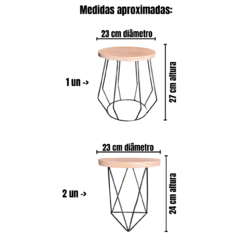 Boleira Suporte para Bolo e Doces Festa Decoração Trio Ferro/5
