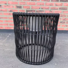 Mesa Balde de Gelo + 2 Puffs Corda Náutica p/ Varanda/16