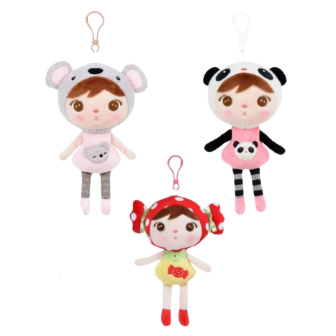 Kit Boneca Metoo Série Especial Miniatura em Pelúcia para bebê