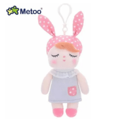 Metoo boneca de pelúcia miniatura colecionável cinza
