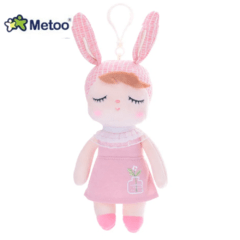 Metoo boneca de pelúcia miniatura colecionável rosa