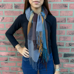 Lenço Cachecol Echarpe Longo Xadrez Inverno Feminino/14
