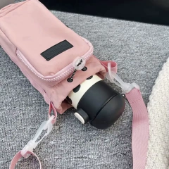 Porta Garrafa de Água Bolsa Lateral com Alça Bolso Zíper/13