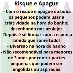 Risca e Apaga Brinquedo para Banho Boneca Tatuagem/5